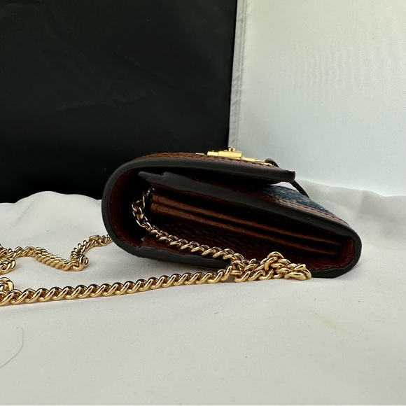 Gucci GG Denim Jackie 1961 Chain Wallet NEW WITH DUST BAG - Picture 15 of 15